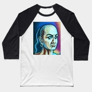 Chanakya Portrait | Chanakya Artwork 5 Baseball T-Shirt